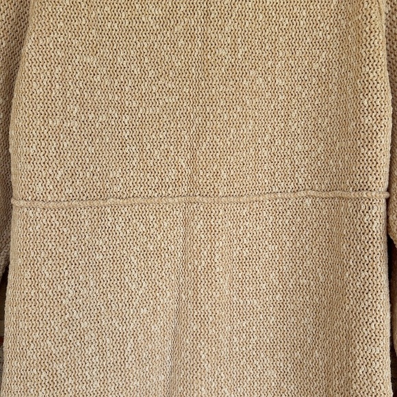 Free People Cream Bright Lights Chamoix V-Neck Sweater - Picture 10 of 11